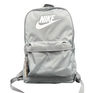 Nike Heritage Backpack Grey DC4244-063 School Gym Bag 25L New with Tags